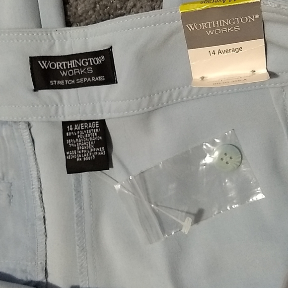 PRICE DROPPED Worthington light blue pants - Picture 3 of 4